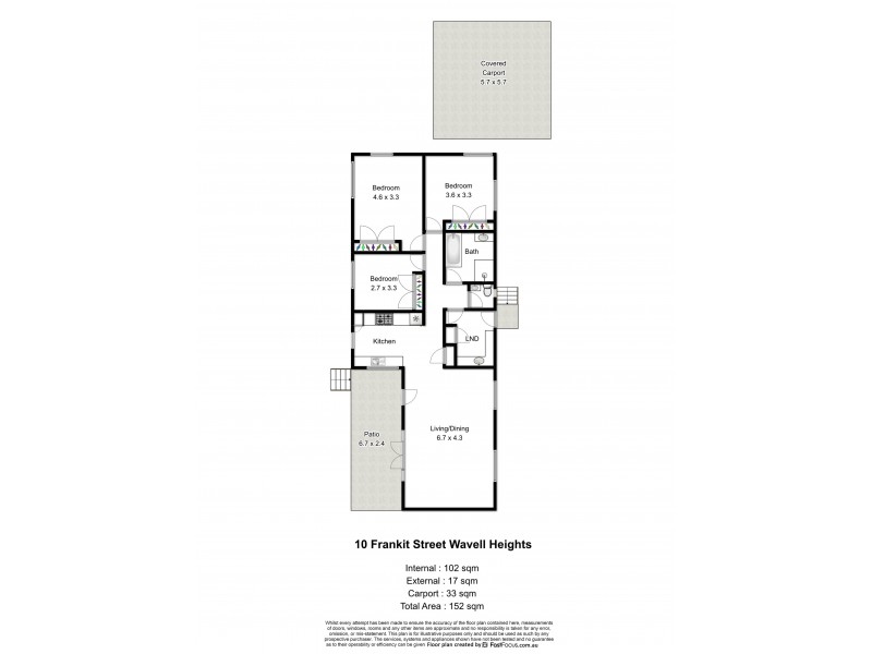 10 Frankit Street, Wavell Heights QLD 4012 Floorplan