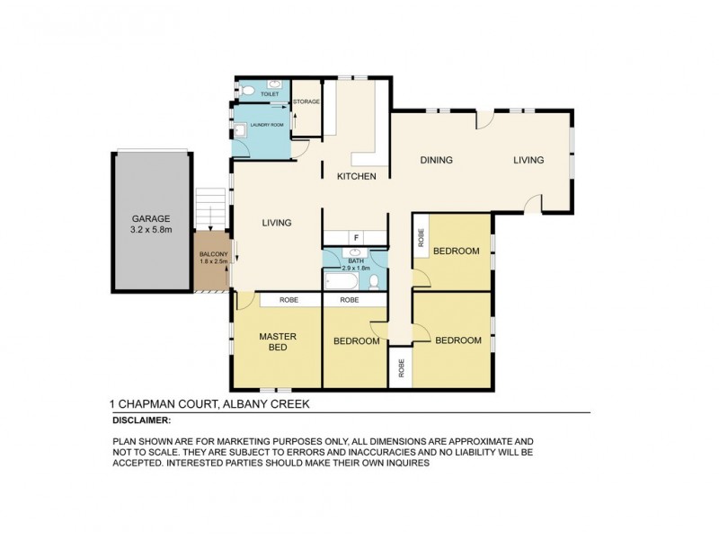 1 Chapman Court, Albany Creek QLD 4035 Floorplan