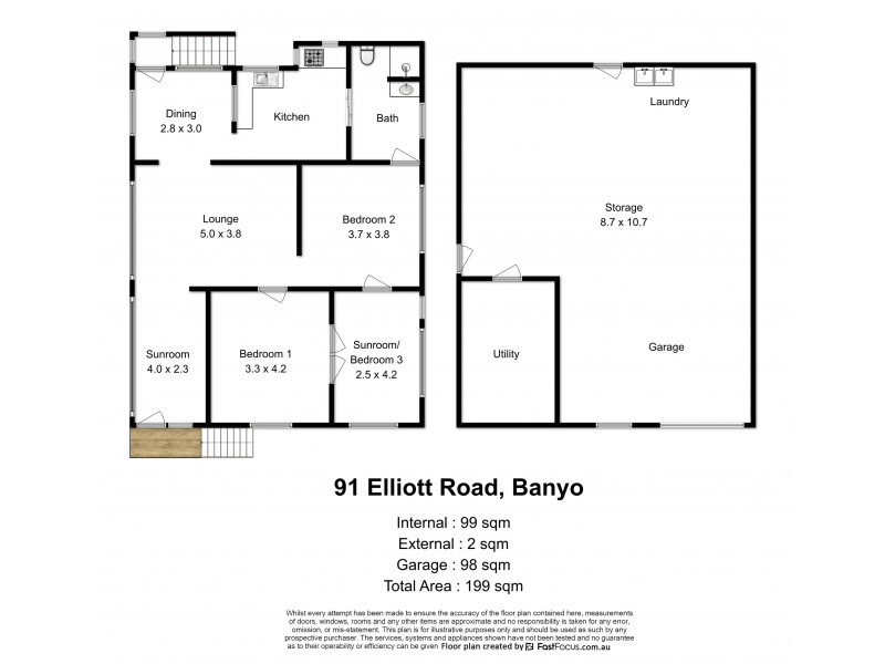91 Elliott Road, Banyo QLD 4014 Floorplan