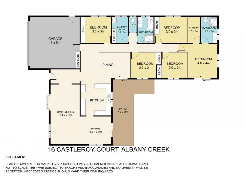 16 Castleroy Court, Albany Creek QLD 4035 Floorplan