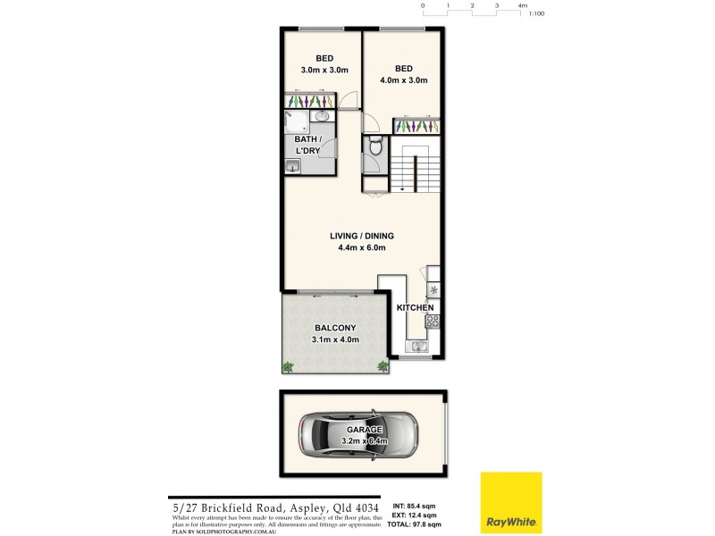 5/27 Brickfield Road, Aspley QLD 4034 Floorplan