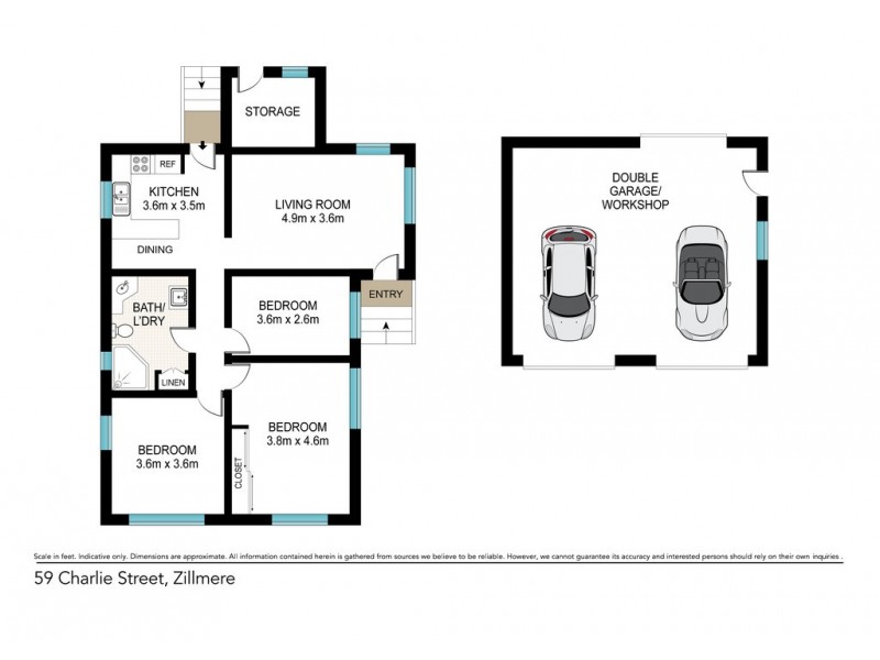 59 Charlie Street, Zillmere QLD 4034 Floorplan