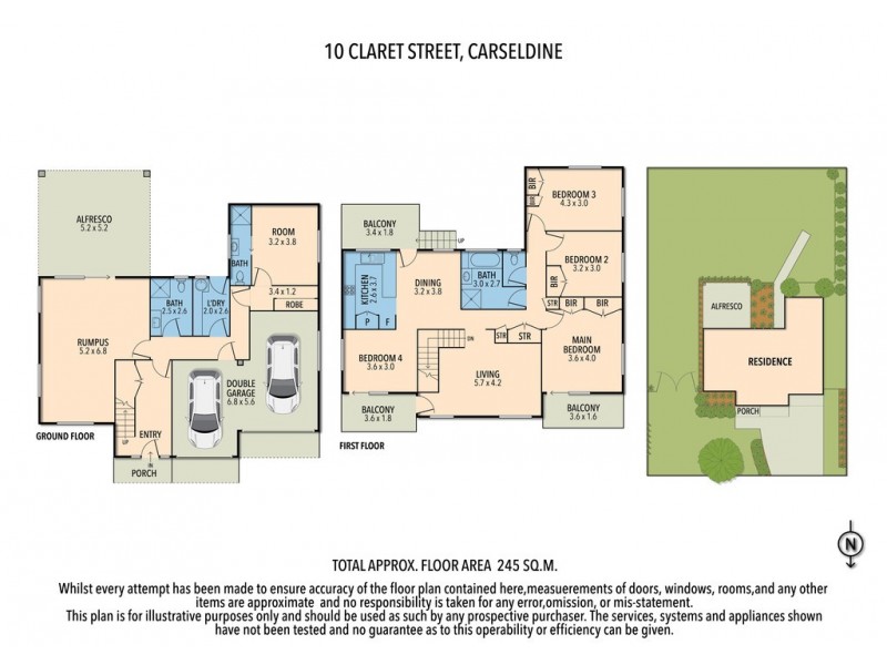 10 Claret Street, Carseldine QLD 4034 Floorplan