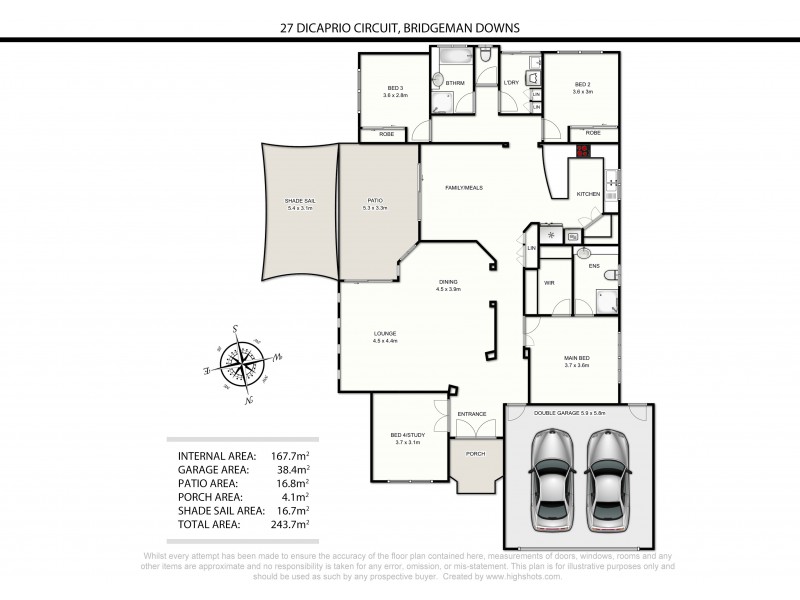27 Dicaprio Circuit, Bridgeman Downs QLD 4035 Floorplan