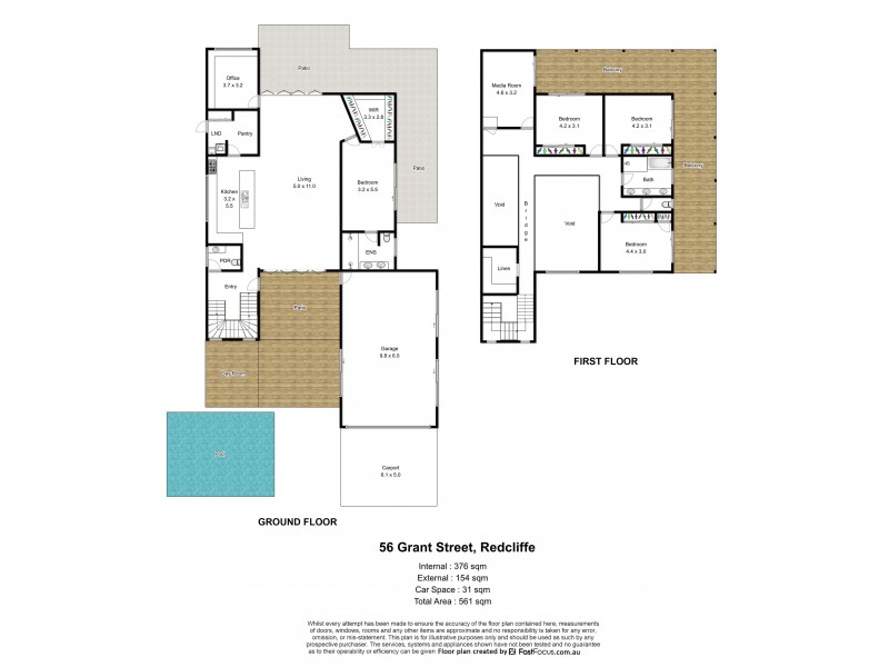 56 Grant Street, Redcliffe QLD 4020 Floorplan