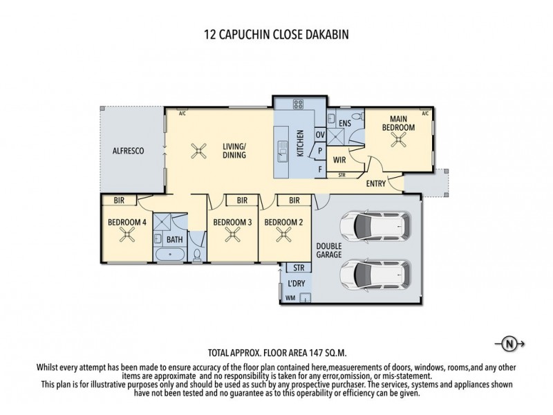 12 Capuchin Close, Dakabin QLD 4503 Floorplan