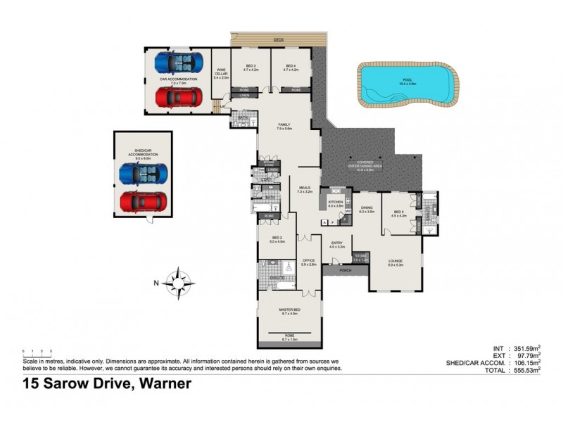 15 Sarow Drive, Warner QLD 4500 Floorplan