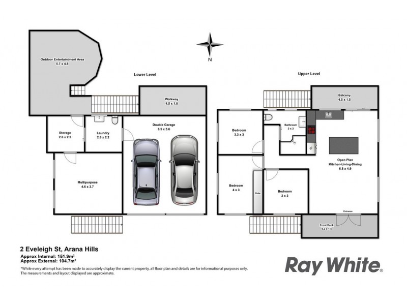 2 Eveleigh Street, Arana Hills QLD 4054 Floorplan