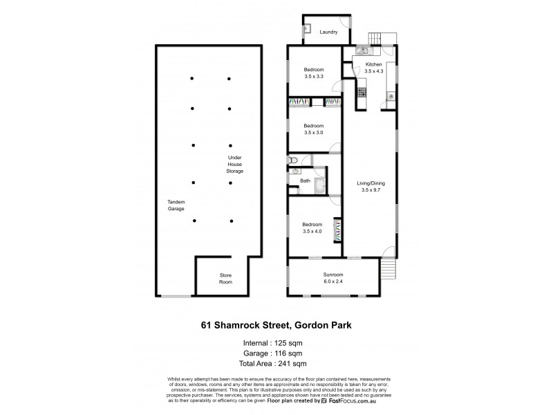 61 Shamrock Street, Gordon Park QLD 4031 Floorplan
