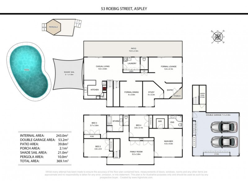 53 Roebig Street, Aspley QLD 4034 Floorplan
