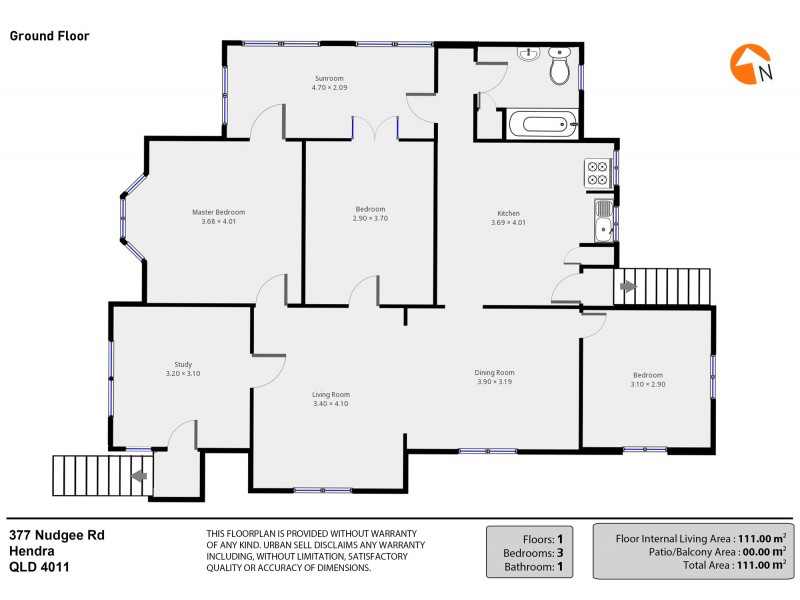 377 Nudgee Road, Hendra QLD 4011 Floorplan