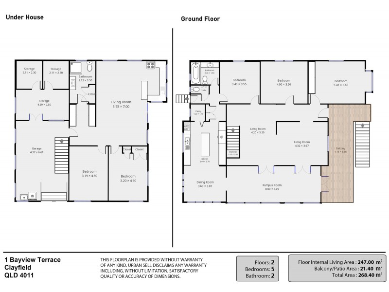 1 Bayview Terrace, Clayfield QLD 4011 Floorplan