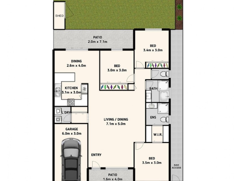 23/75 Murphy Road, Zillmere QLD 4034 Floorplan