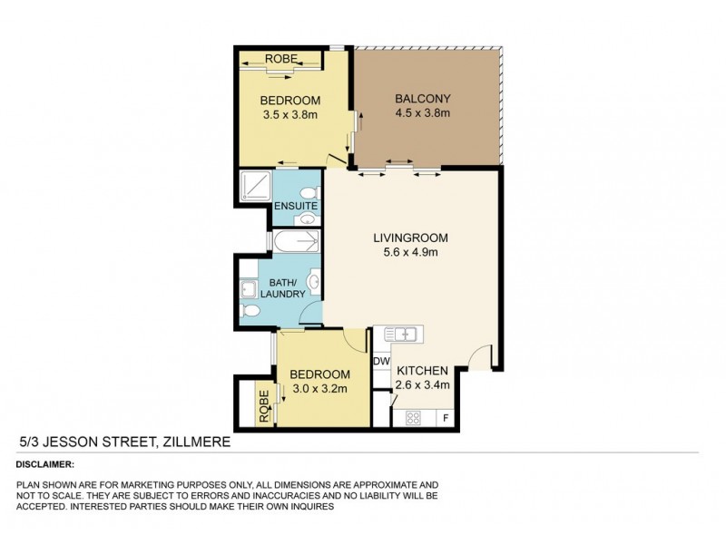 5/3 Jesson Street, Zillmere QLD 4034 Floorplan