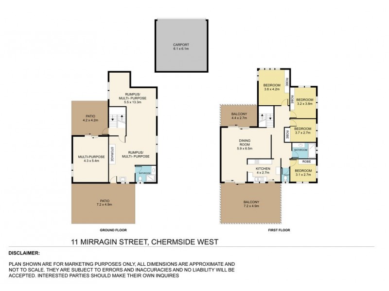 11 Mirragin Street, Chermside West QLD 4032 Floorplan