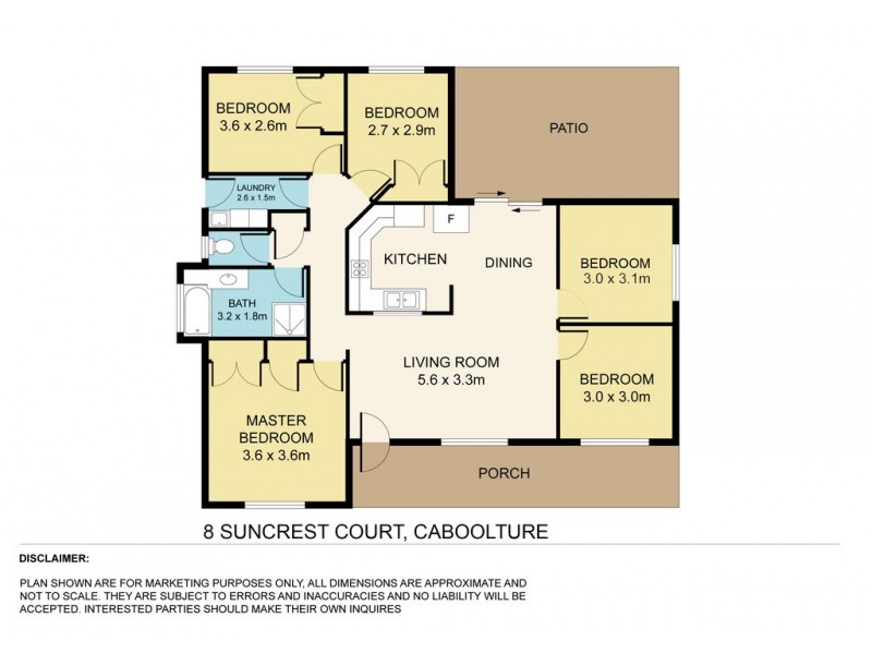 8 Suncrest Court, Caboolture QLD 4510 Floorplan