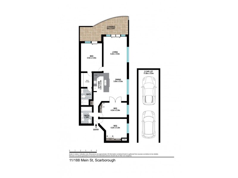 11/188 Mein Street, Scarborough QLD 4020 Floorplan