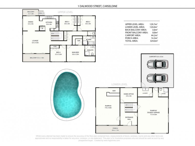 1 Dalwood Street, Carseldine QLD 4034 Floorplan