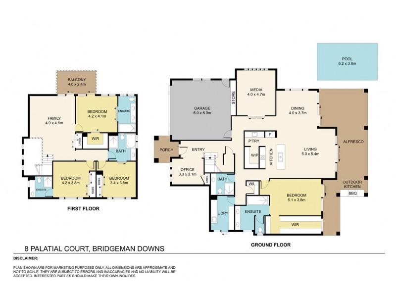 8 Palatial Court, Bridgeman Downs QLD 4035 Floorplan