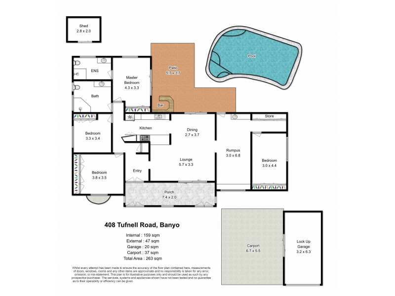 408 Tufnell Road, Banyo QLD 4014 Floorplan