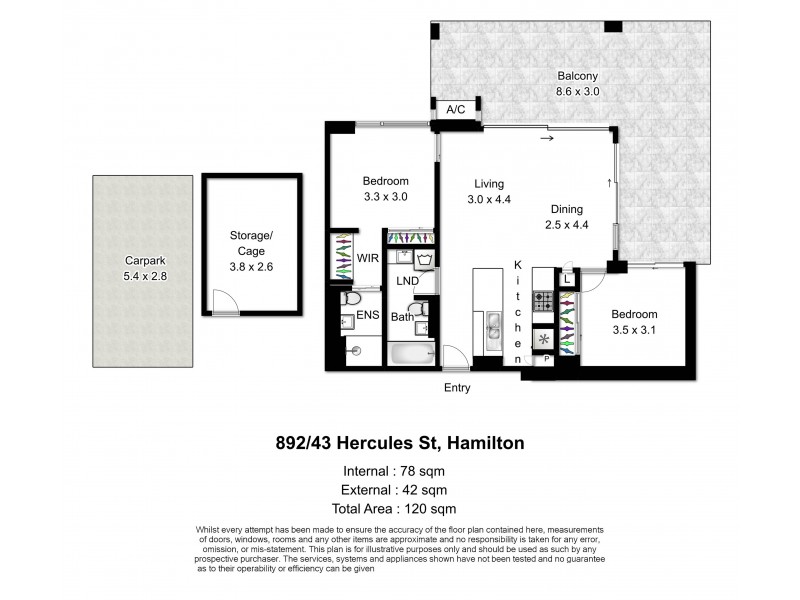 892/43 Hercules Street, Hamilton QLD 4007