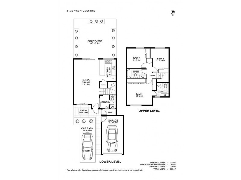 51/39 Pitta Place, Carseldine QLD 4034 Floorplan