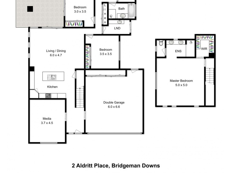 2 Aldritt Place, Bridgeman Downs QLD 4035 Floorplan