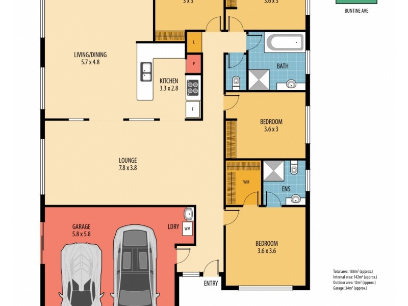7 Buntine Avenue, Morayfield QLD 4506 Floorplan