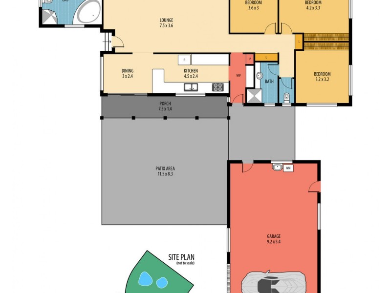 1 Ellwood Drive, Bellmere QLD 4510 Floorplan