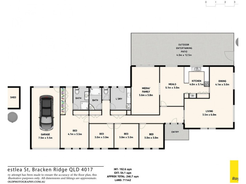 14 Crestlea Street, Bracken Ridge QLD 4017 Floorplan
