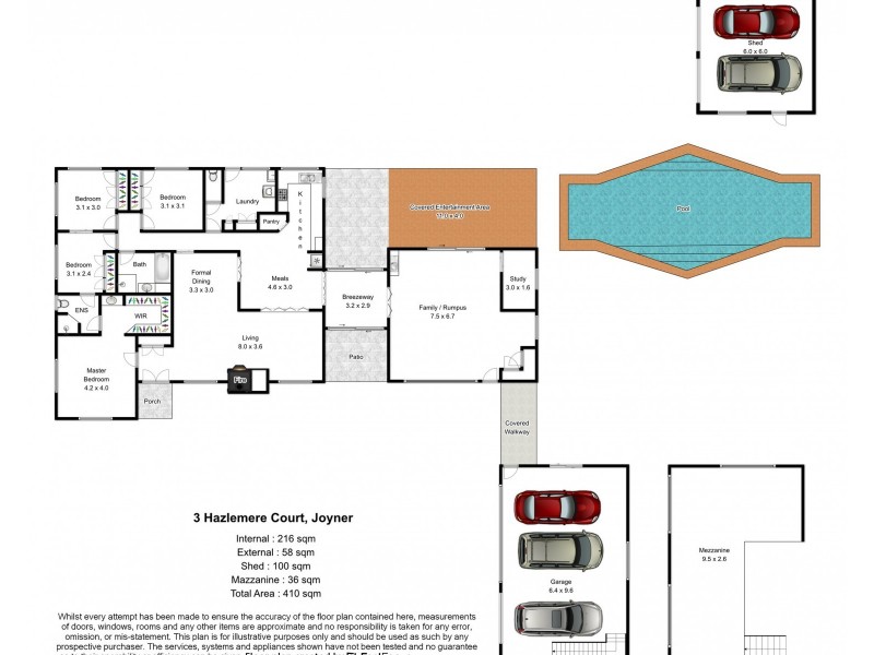 3 Hazlemere Court, Joyner QLD 4500 Floorplan