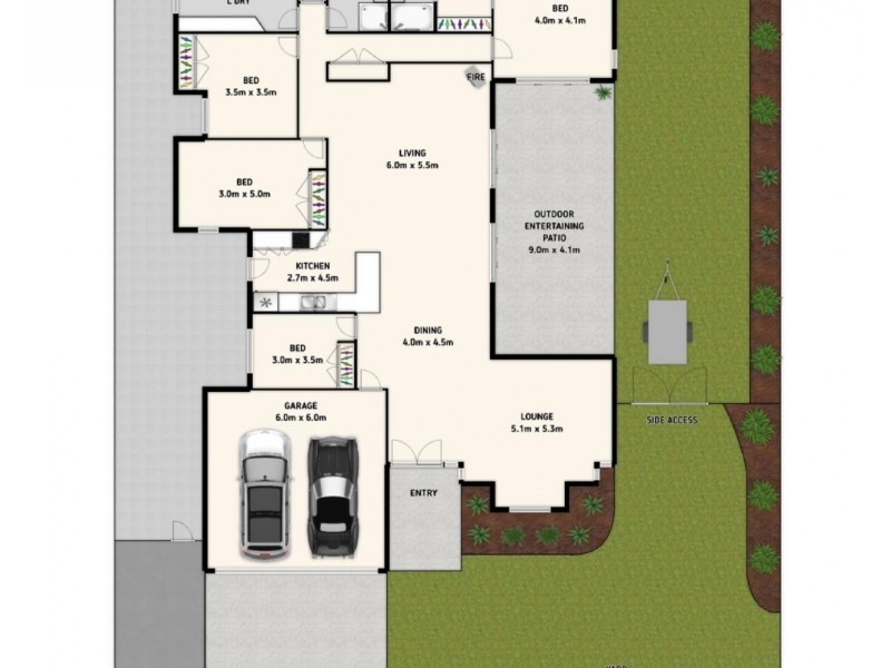40 Habitat Place, Bridgeman Downs QLD 4035 Floorplan