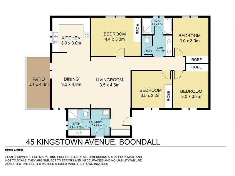45 Kingstown Avenue, Boondall QLD 4034 Floorplan