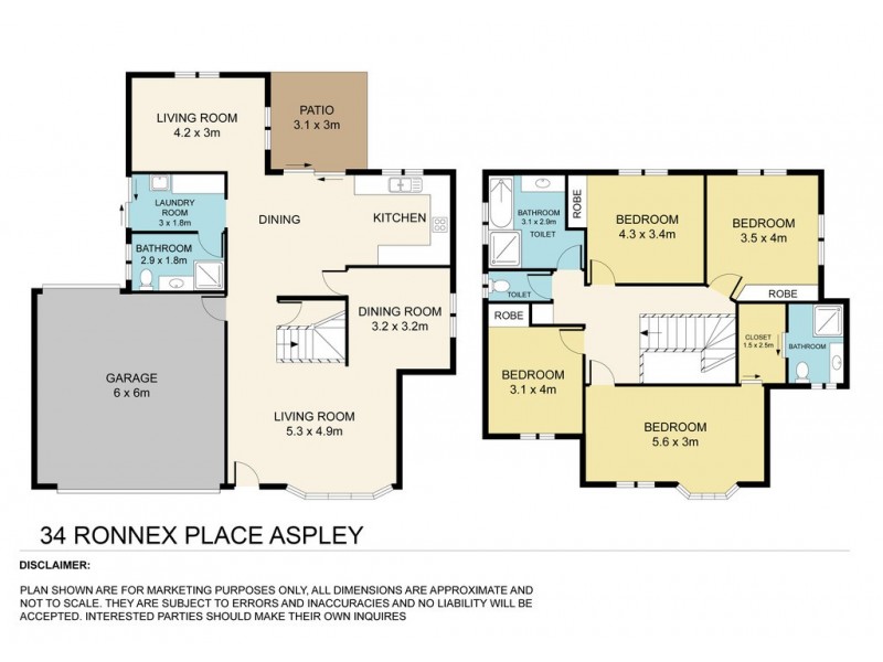 34 Ronnex Place, Aspley QLD 4034 Floorplan
