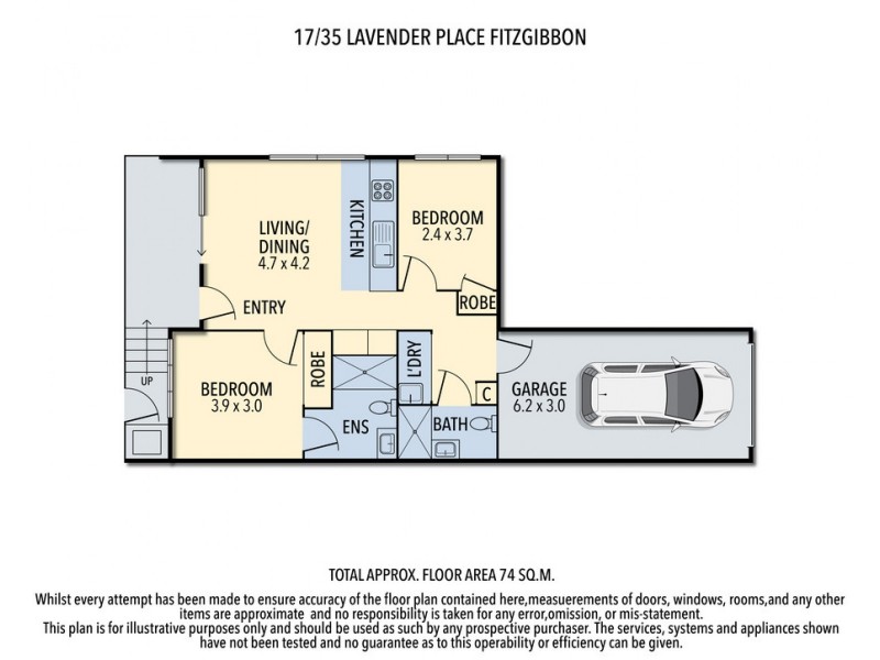 17/35 Lavender Place, Fitzgibbon QLD 4018 Floorplan