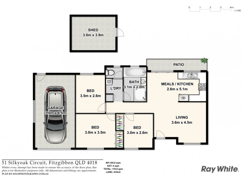 51 Silkyoak Circuit, Fitzgibbon QLD 4018 Floorplan
