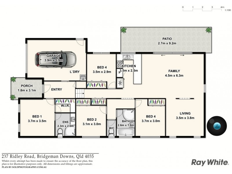 237 Ridley Road, Bridgeman Downs QLD 4035 Floorplan