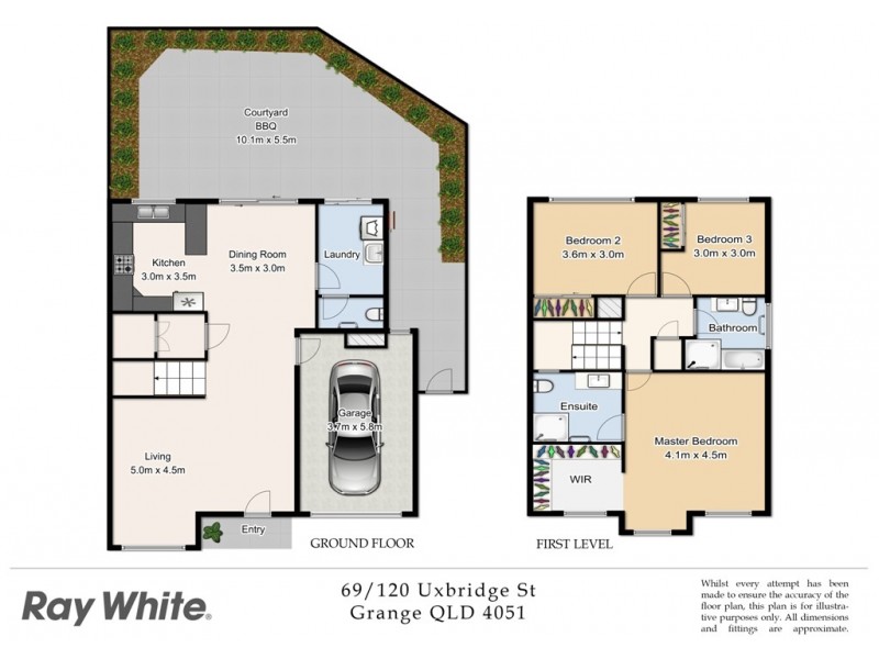 69/120 Uxbridge Street, Grange QLD 4051 Floorplan