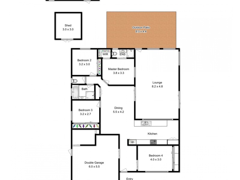 58 Allira Crescent, Carseldine QLD 4034 Floorplan