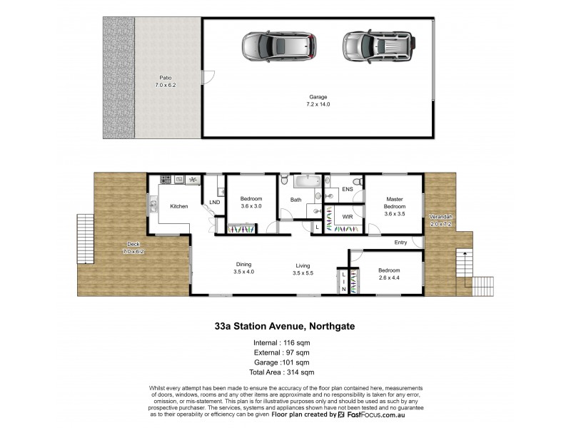 33a Station Avenue, Northgate QLD 4013 Floorplan