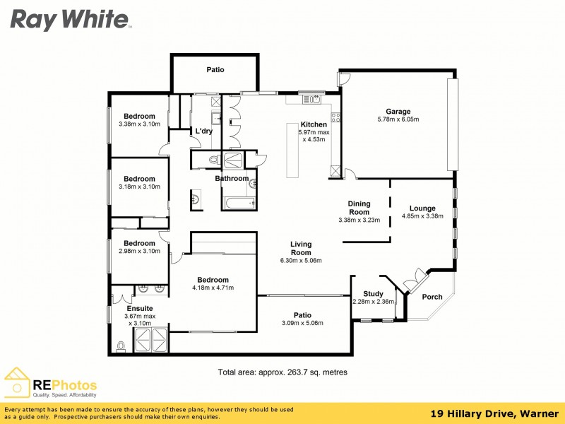 19 Hillary Drive, Warner QLD 4500 Floorplan
