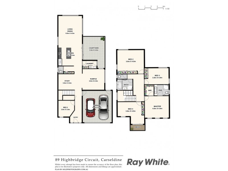 89 Highbridge Circuit, Carseldine QLD 4034 Floorplan
