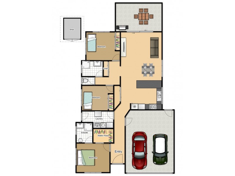 53 Sedgemoor Street, Carseldine QLD 4034 Floorplan