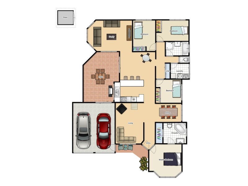 7 Lorenc Place, Bridgeman Downs QLD 4035 Floorplan
