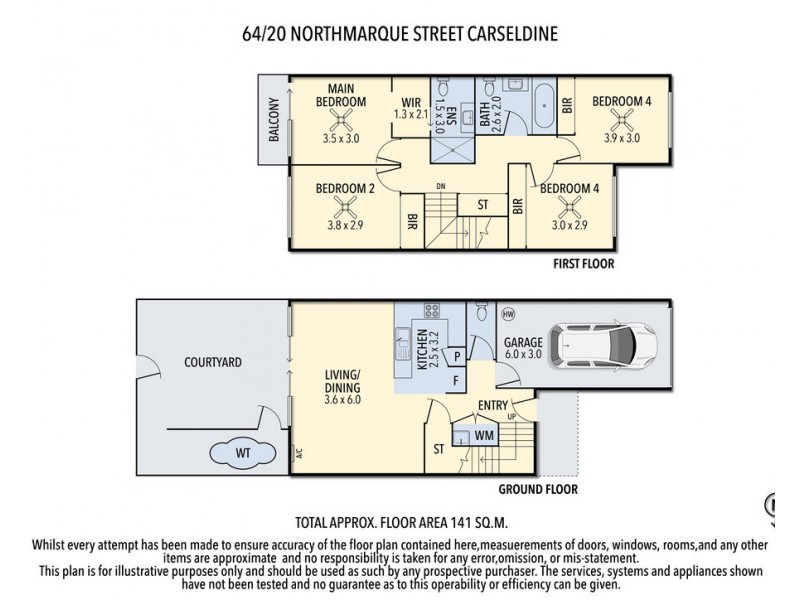 64/20 Northmarque Street, Carseldine QLD 4034 Floorplan