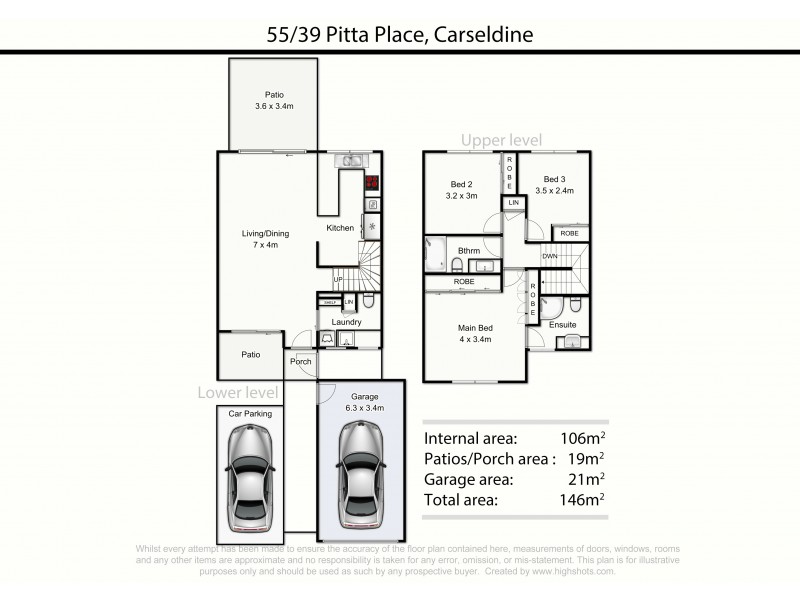 55/39 Pitta Place, Carseldine QLD 4034 Floorplan