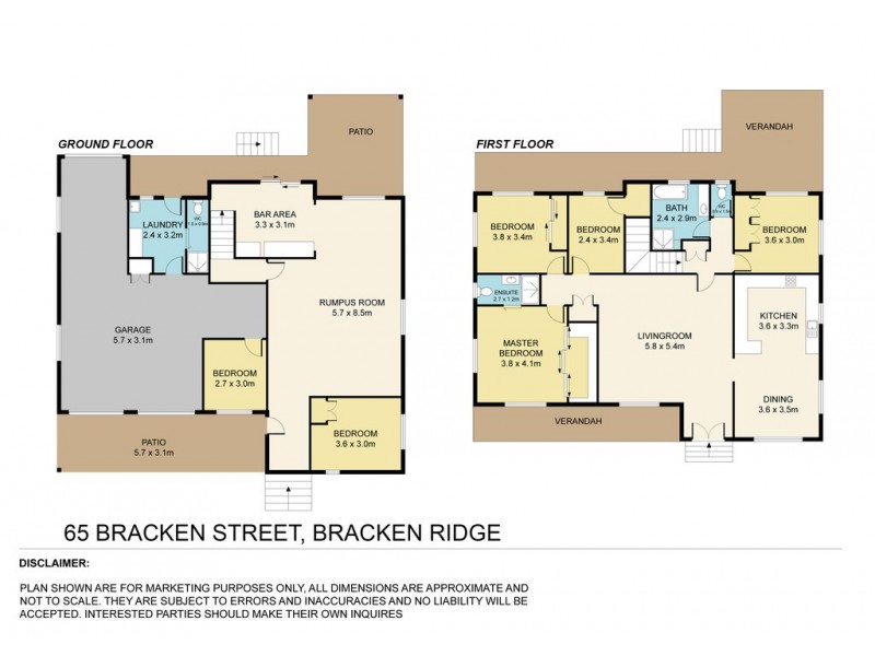 65 Bracken Street, Bracken Ridge QLD 4017 Floorplan