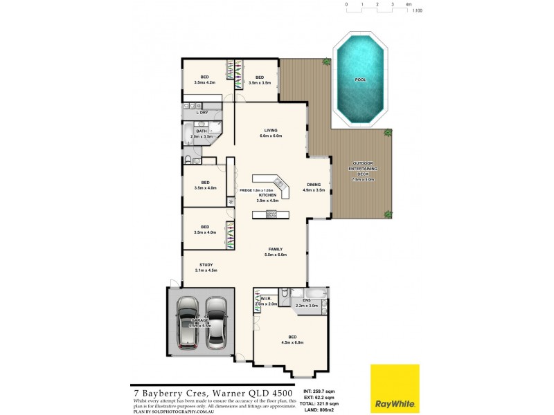 7 Bayberry Crescent, Warner QLD 4500 Floorplan