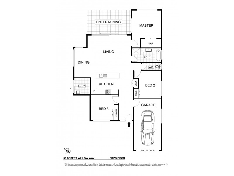 30 Desert Willow Way, Fitzgibbon QLD 4018 Floorplan