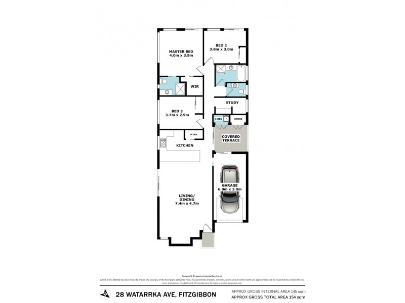 28 Watarrka Avenue, Fitzgibbon QLD 4018 Floorplan